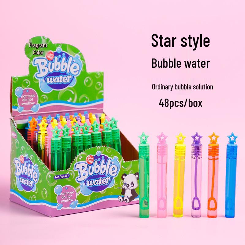 Eco-friendly Children's Mini Bubble Wands - Compact & Portable for Easy Carrying