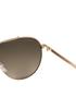 Sunglasses Aviator Legacy [Dee Franklin] Gold/Brown DFSU902002-BROW