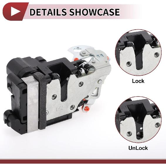 Elektrischer Türverriegelungsaktuatormotor für Chevrolet Blazer 1995-1997 für GMC Jimmy 1995-1997 Vordere Linke Fahrertür-Verriegelungsaktuator-Baugruppe Nr. 15066140