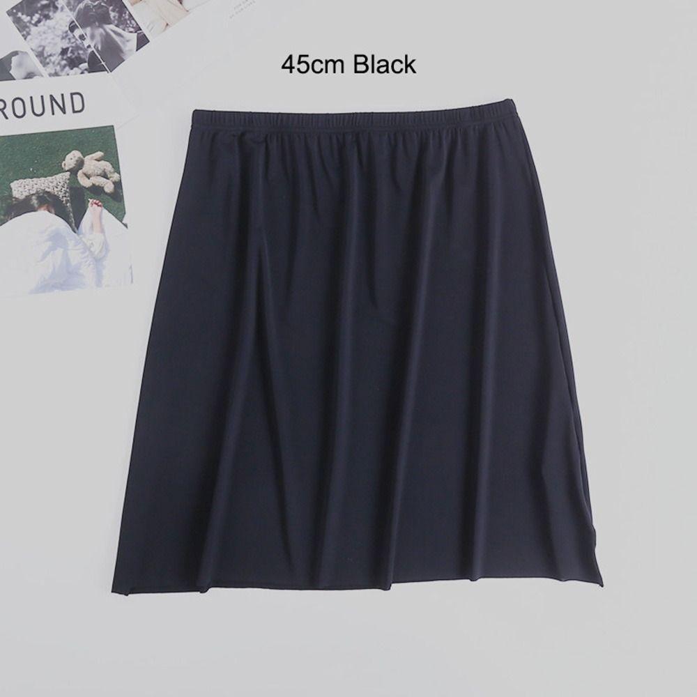Hohe Taille Sicherheitsunterrock Slips Damen Langer Unterrock Eis Seide Unterrock Unterrock Halber Unterrock