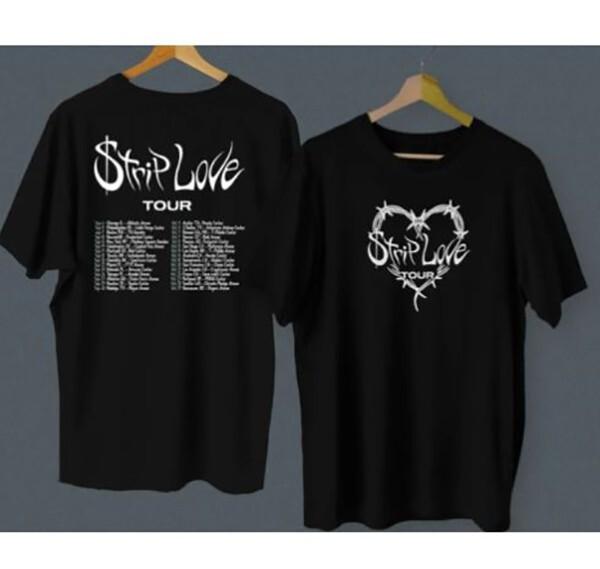 2SidedKarol G Strip Love Tour Shirt Strip Love Tour T Shirt Unisex T-Shirt XXXXL