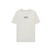 Casual Round Neck Versatile Short Sleeve T-Shirt Unisex Tops White L224U183-0074