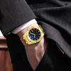 High-end Luxury Man Watch Original Watch Business Casual Gold Stainless Steel Luminous Date Waterproof Wristwatch Quartz Clock