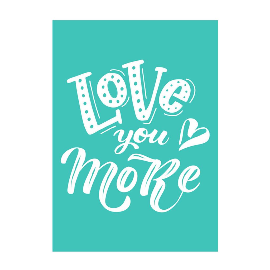 Silk Screen Stencil DIY Mesh Screen Printing Clothes Embossing Love Heart Silkscreen Print Stamp Reusable DIY Supplies