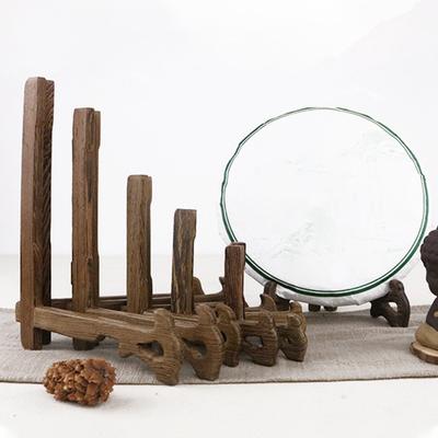 Tellerständer aus Holz, stabiler Präsentationsständer, sicherer Halt, vielseitiger Bilderrahmenhalter für das Küchenbüro