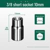 Baolian 3/8" Short Socket Wrench with 10mm Extended Hexagonal Socket