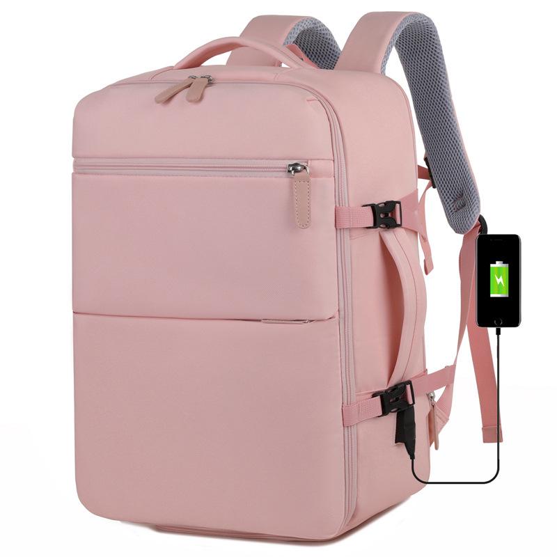 Unisex Cross-Border Casual Expandable Travel Backpack - Multi-Function Business & Commuter Bag