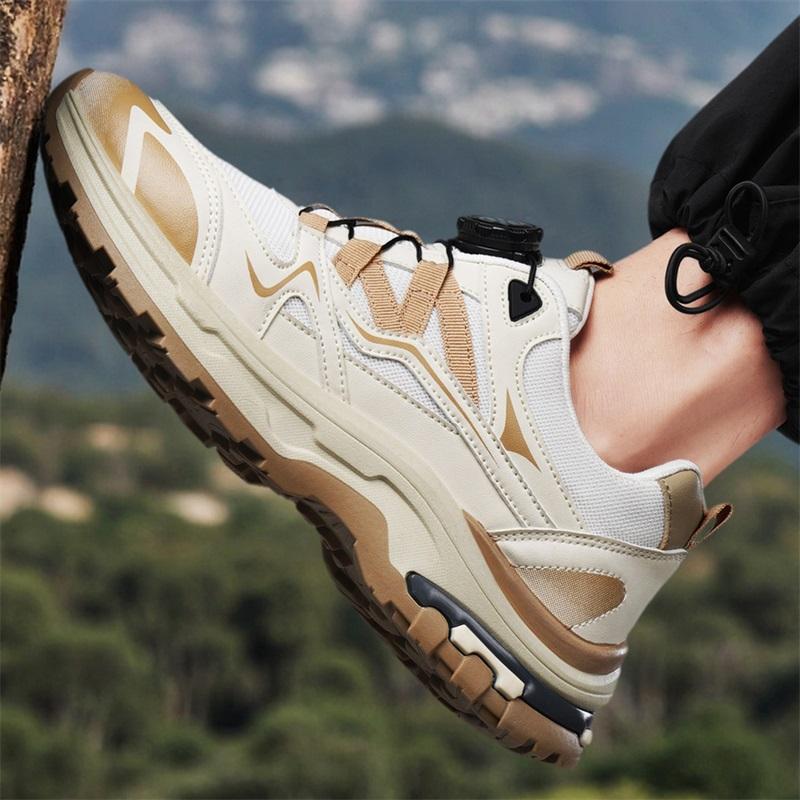 Outdoor Men's Hiking Shoes Non-slip Breathable Running Sneakers Jogging Casual Sport Shoes Comfortable Trekking Climbing Shoes