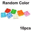 Big Size Duploes Building Blocks City Colorful Bulk Large Particle 2x2 2x4 Parts Assembled Thin Bricks Compatible Large Toy Gift