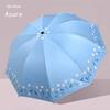 Manual Large Folding Umbrella for Female Students, Dual-Purpose Sun and Rain Umbrella, Sun Protection Umbrella