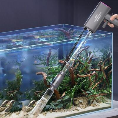 Fish Tank Sand Cleaner Pump Large Flow Water Poop Cleaner Automatic Electric Aquarium Vacuum Fishbowl Washer Cleaning Tools