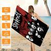 Vintage S-Slipknot Band Porträt Blut Strandtuch Mikrofaser Weich Schnelltrocknend Heavy Metal Maske Druck Badetuch Schwimmen Outdoor