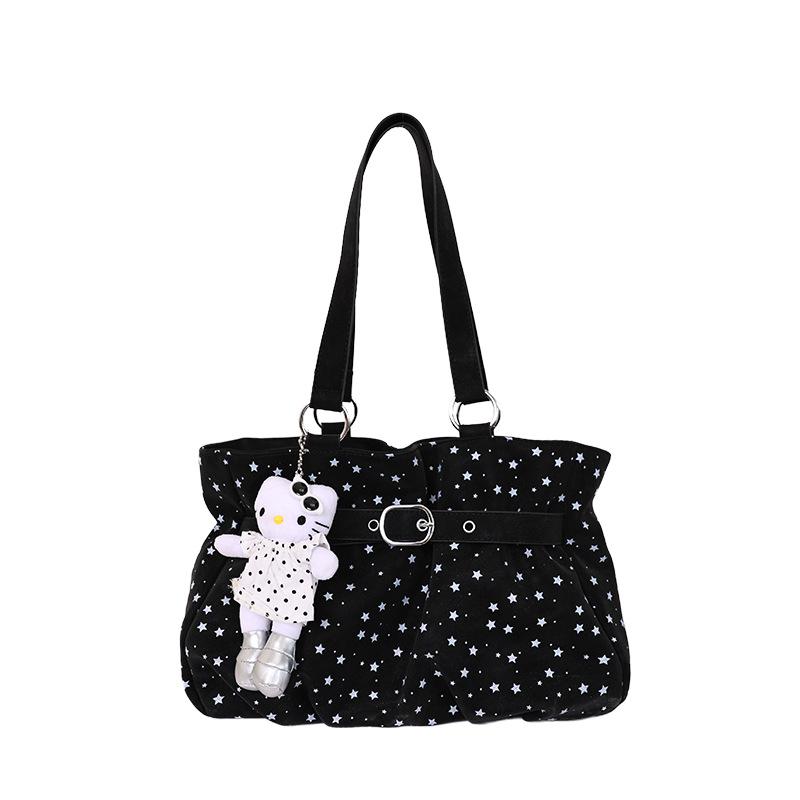 Ruffled Small Clean Minimalist Handbag, Stylish Crossbody Bag, Office Bag