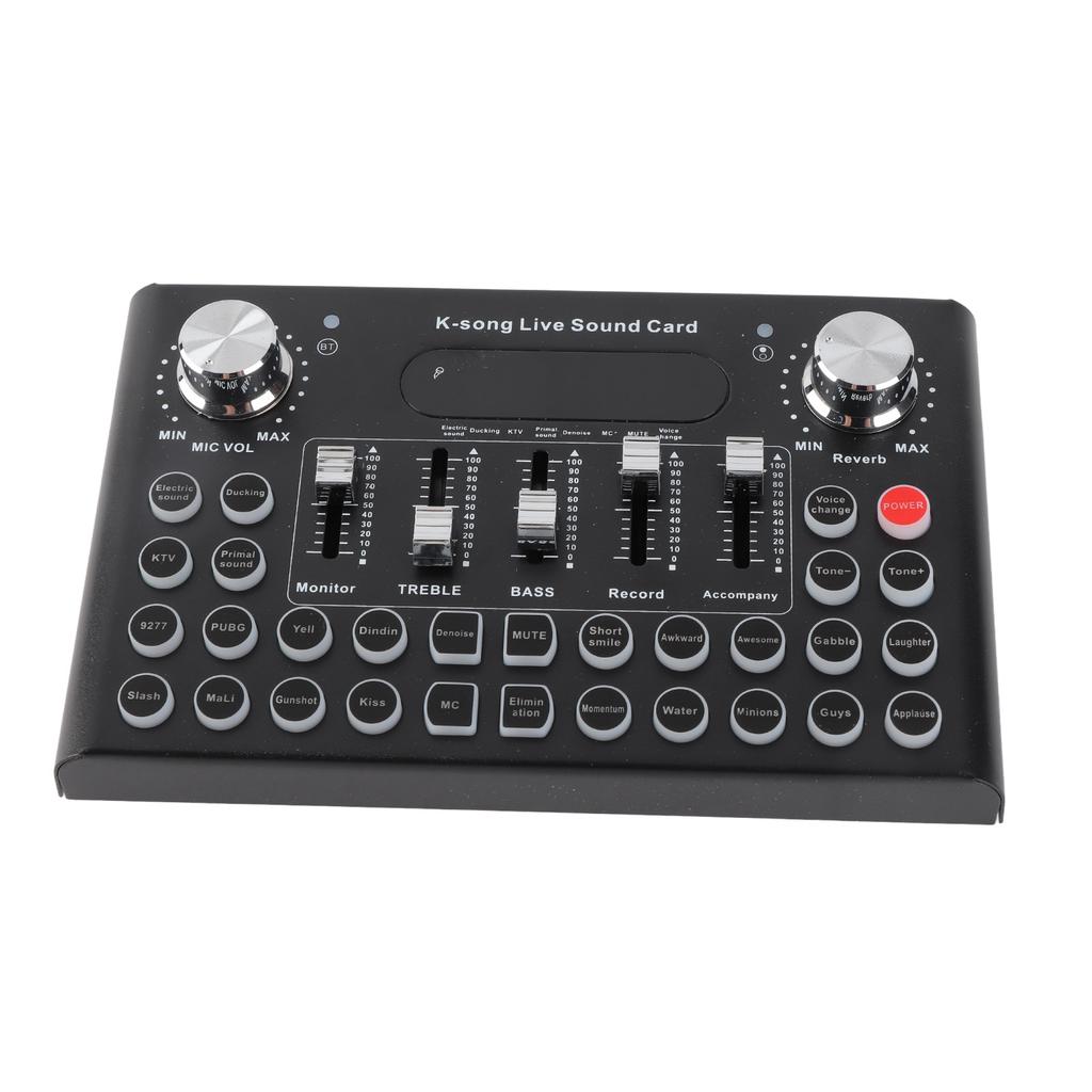 Sound Mixer Compact 820mah 18pcs Special Effect Buttons 5pcs Sound Buttons 7pcs Function Buttons