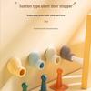 Silicone Anti-Collision Door Wedge with Round-Head Magnet, No-Drill Silent Door Stopper for Bathroom