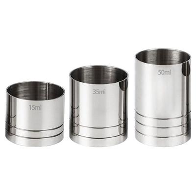 Messbecher Cocktailshaker Küchengadget 25ML/35ML/50ML