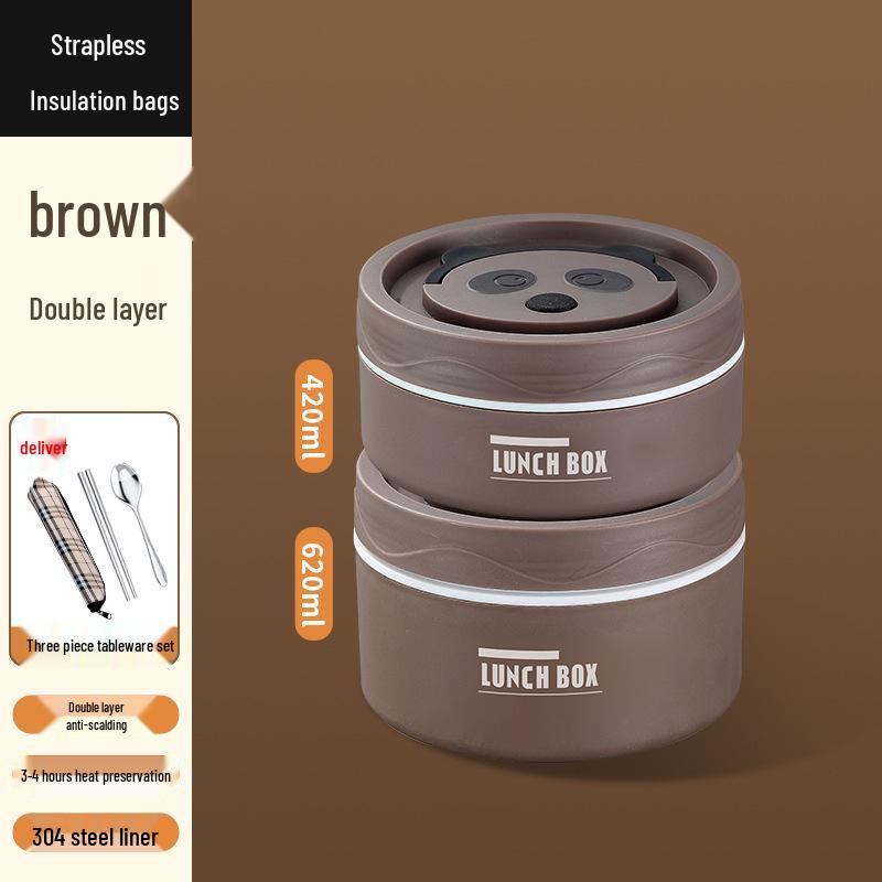 Portable Multi-layer Leak-proof Insulated Bento Lunch Box for Students and Office Workers