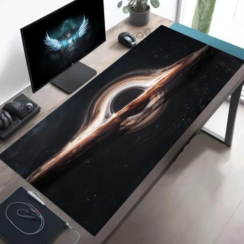 Cosmic Black Hole Mouse Pad MM Large Computer Office Mini PC Desk Mat XXL Laptop Tablet Gaming Keyboard Desk Accessories
