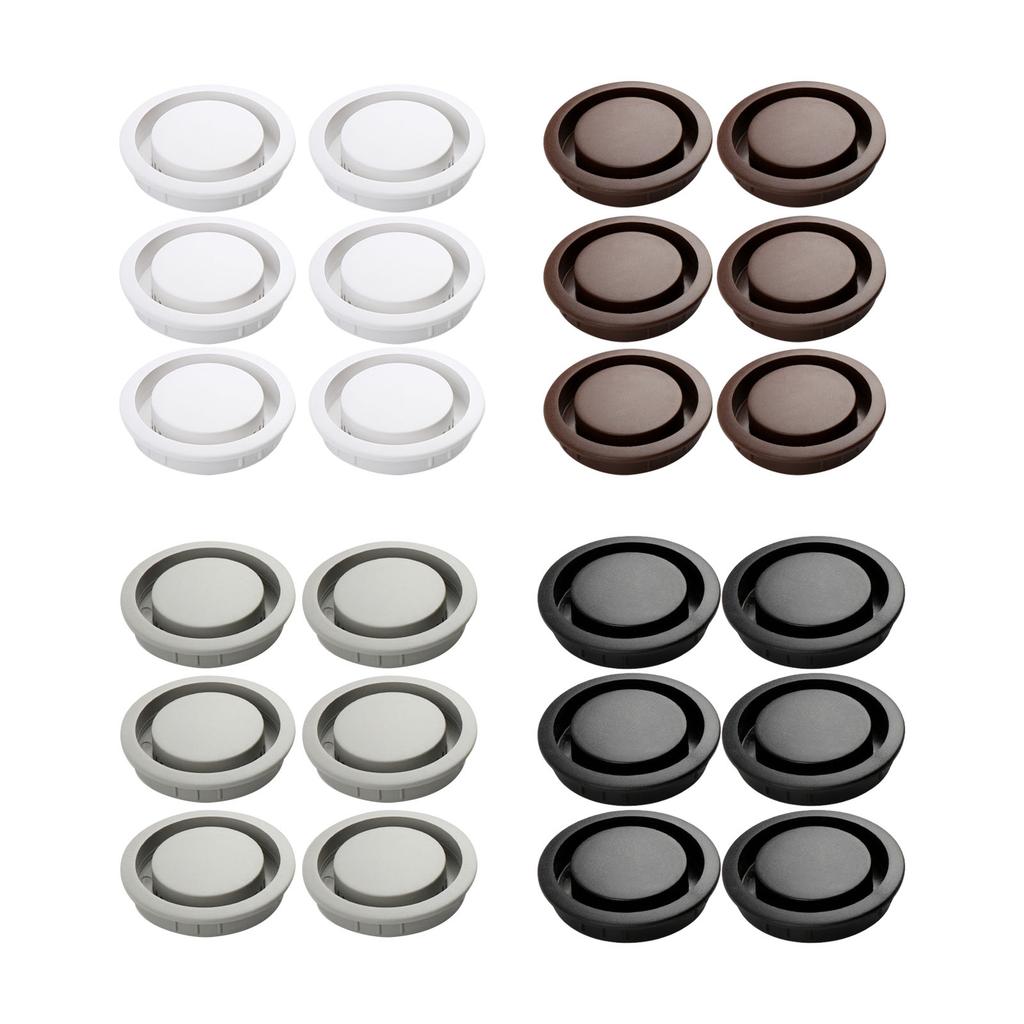 6PCS Kitchen Gas Stove Vent Covers Enhancing Aesthetic Appeal and Prevent Dust Entry Easy Installation and Remove