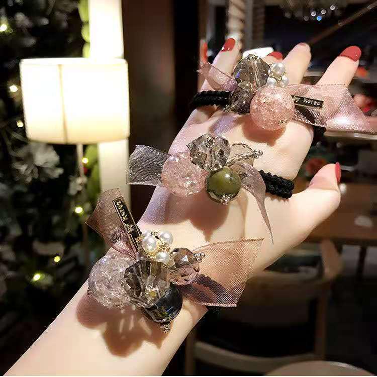Chic Lace Bow Hair Tie - Trendy Influencer Style