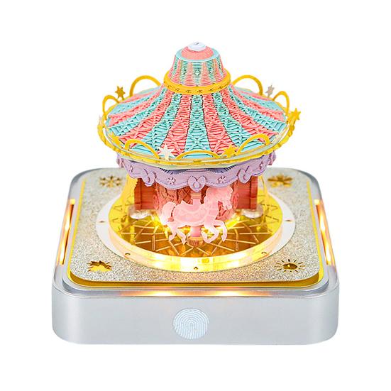 2026 Tidsstycke Kalender 3D Självhäftande Notislappar Bordskalender med LED-ljus Memoblock Konst Veckokalender Pappersskulptur Gåva till Kollega Vän Skrivbord