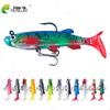 T-Tail 8CM Soft Bait for Ice and Rock Fishing - Artificial Lead Head Lure for Bass Anglers