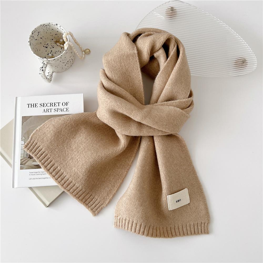 New Solid Color Scarf For Women In Spring And Autumn Versatile Ribbon Wrist Strap Headband Fashionable Decoration Student Neck Protection Small Scarf