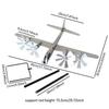 Wind Spinner Metal Creative Housewarming Gift Sturdy Airplane Wind Sculpture Ornament for Courtyard Outside Garden Yard Patio