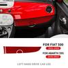 Real Soft Carbon Fiber For Fiat 500 Abarth 595 2016-2018 2019 2020 2021 2022 2023 Abarth 695 2017-2023 Car Main Driver Co-liopt.