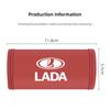 AVY1 2Pcs Car Anti Slip Pull Glove Car Interior Leather Handle Protector Cover For Lada Priora Niva 2107 Largus 2106 Granta Kalina