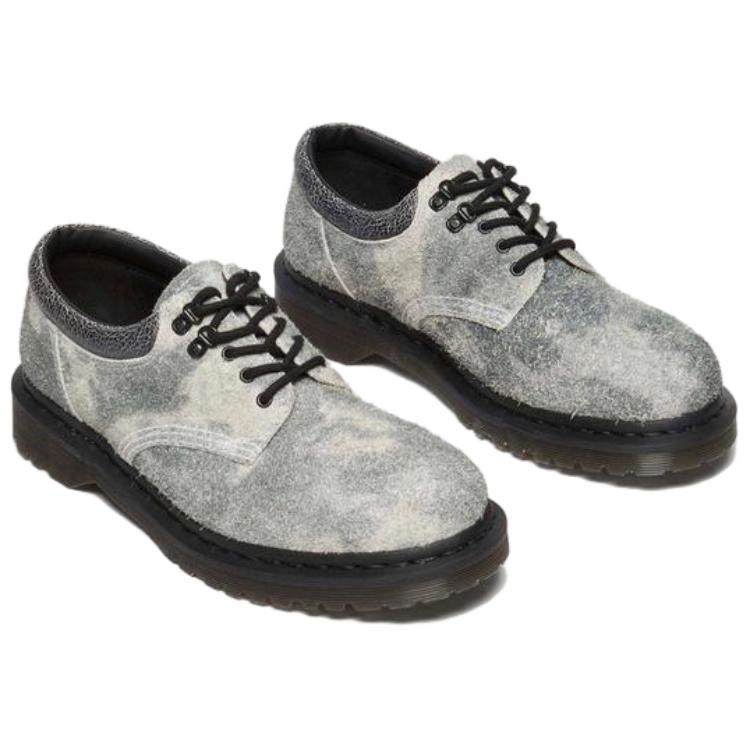 Dr. Martens Suede Comfortable Casual Shoes Men Shoes Gray Black White 31893380