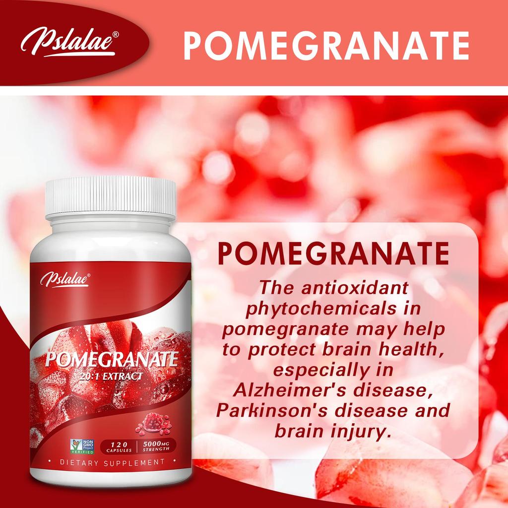 Pslalae - Pomegranate Extract Capsules - Heart Health