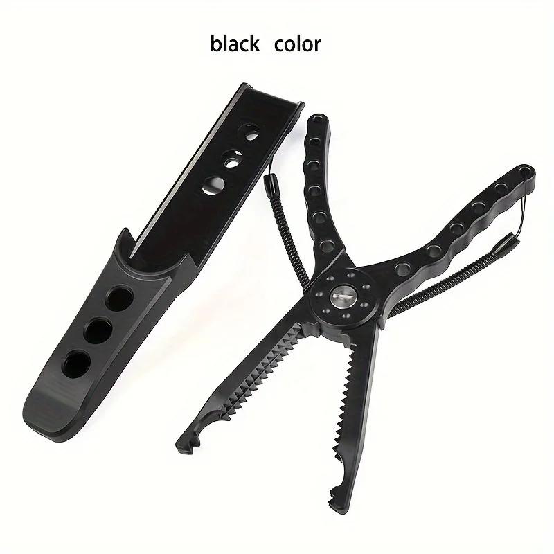Fishing Pliers with Hook Removal Tool Catfish Gripper High Index Plastic Non Slip Handle and Lanyard Durable Fishing Tool