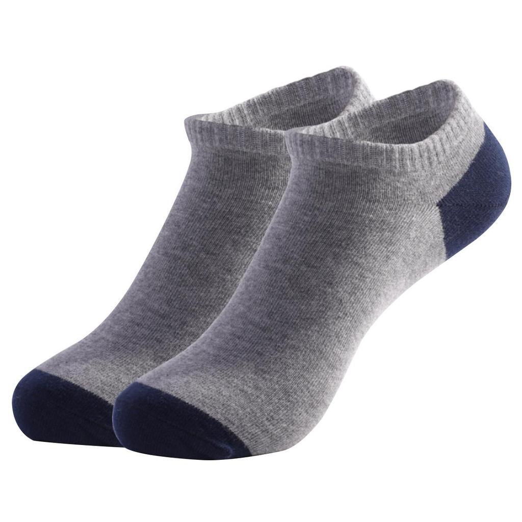 Men's Plus Size Summer Low-Cut Cotton Socks, 80% Cotton, Short, Slightly Thick, Hot Selling