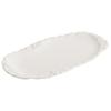 Steamed fish plate Creative personalized ceramic  Household vegetable plate Oval tableware Soup plate 12 inches