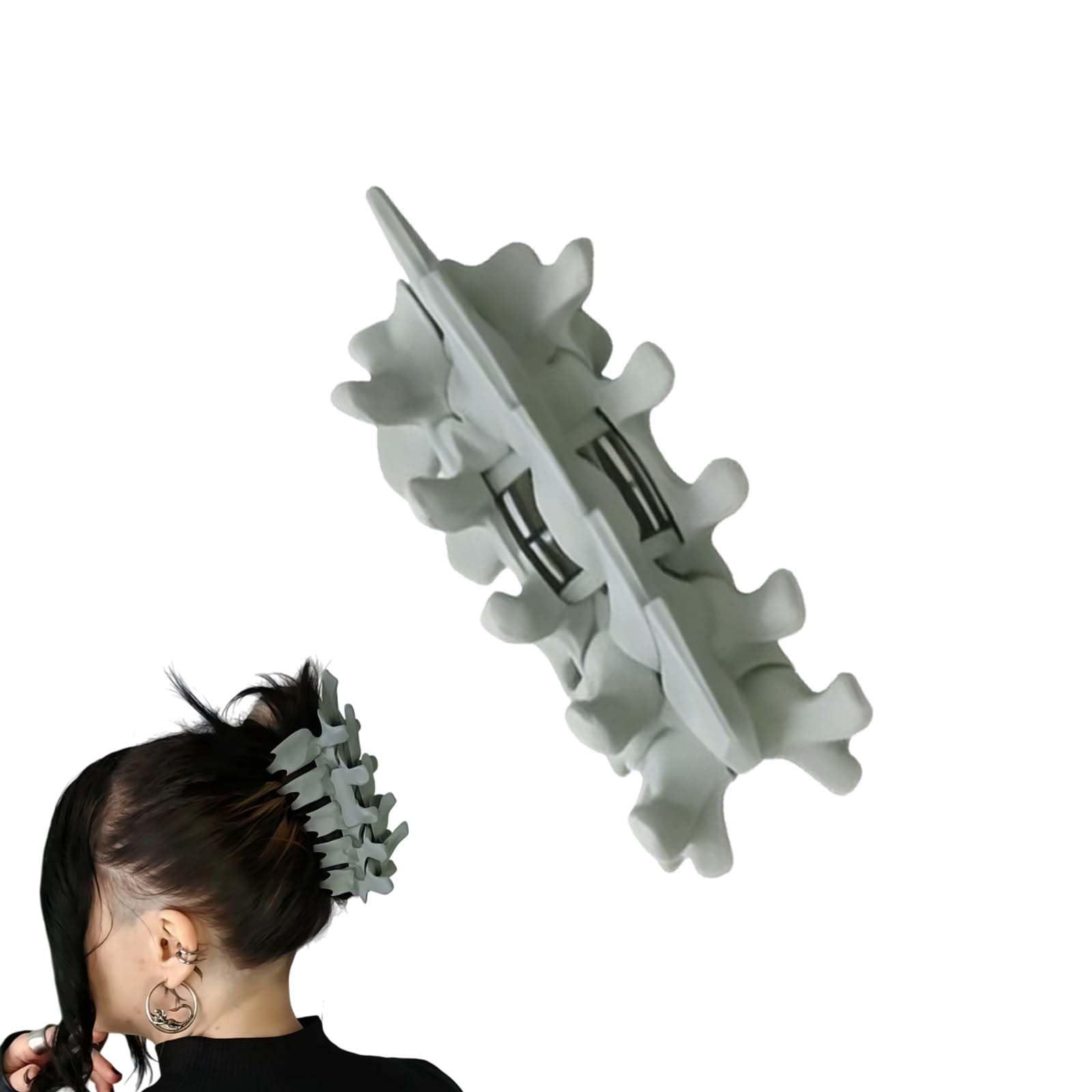 

Spinal Hair Clip For Women, Goth Hair Accessory, Realistic Hair Clip One Size серый