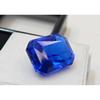Certified Blue Sapphire Emerald Cut 10-11 Ct Flawless Loose Gemstone