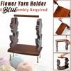 Crochet Accessories for Beginners Rotatable Wooden Yarn Rack Easy Assembly Ball Dispenser Storage Rack Smooth Rotation Spool Stand Embroidery