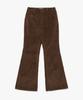 PLAC WOMEN High-Rise Corduroy Flare Pants M61 Brown