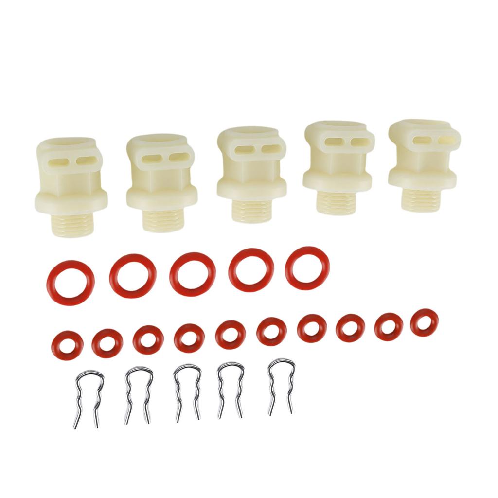 Kit di connettori per macchina da caffè Sostituzione per connettore per macchina da caffè DeLonghi resistente al calore e anelli in silicone