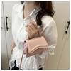 Retro Solid Color Quilted Shoulder Bag New Fashion Simple Handbag Trendy Ladies Crossbody Purse
