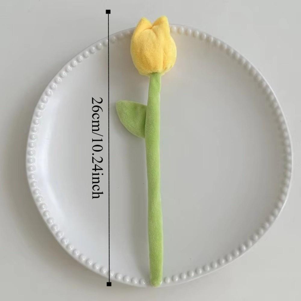 DIY Handmade Electric Vehicle Ornaments Soft Stuffed Plush Simulation Flower  Valentine's Day Gift