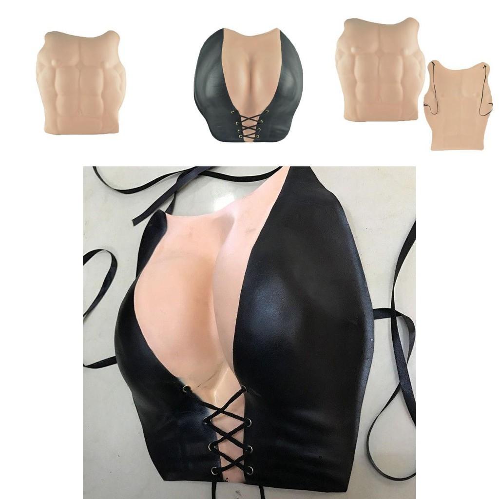 Piept Muscular Fals de Halloween Piele Spumă Eva Pentru Costum Cosplay Confortabil