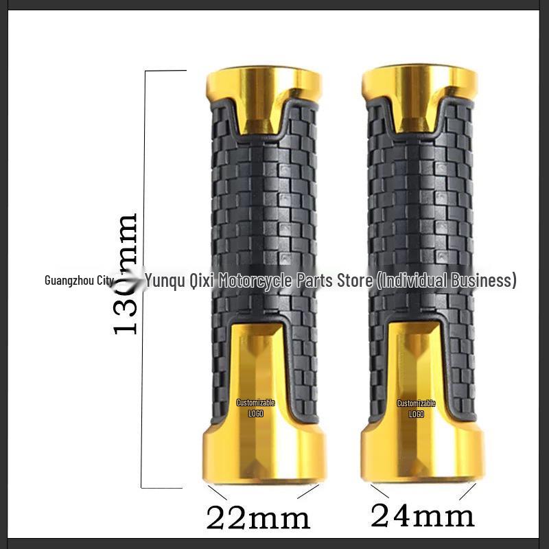Modifizierte Gummi-Lenkergriffe & Gasgriff-Endkappen für Suzuki GSXR150