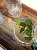 GLASS JUG 1L TEA INFuser with Filter + 2 Glasses, Green Handle