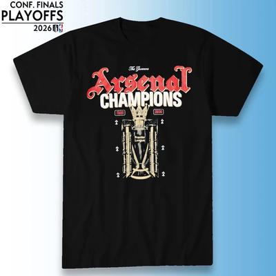 The Gunners Arsenal Premier League Champions 2025-26 T-shirt