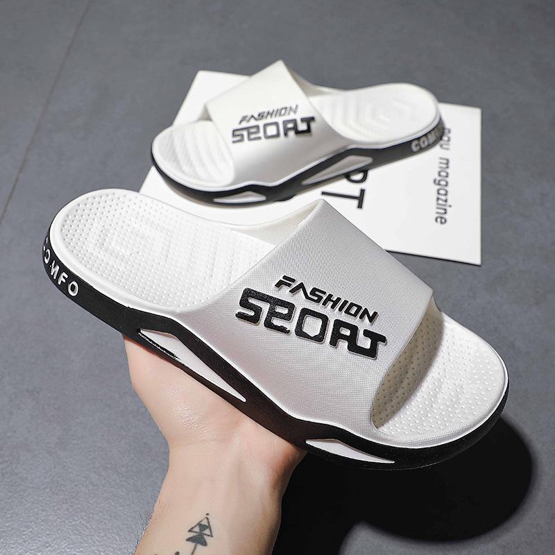 Extra Large Men's Trendy Summer Slippers, Outdoor Beach Sandals Size 46-48.