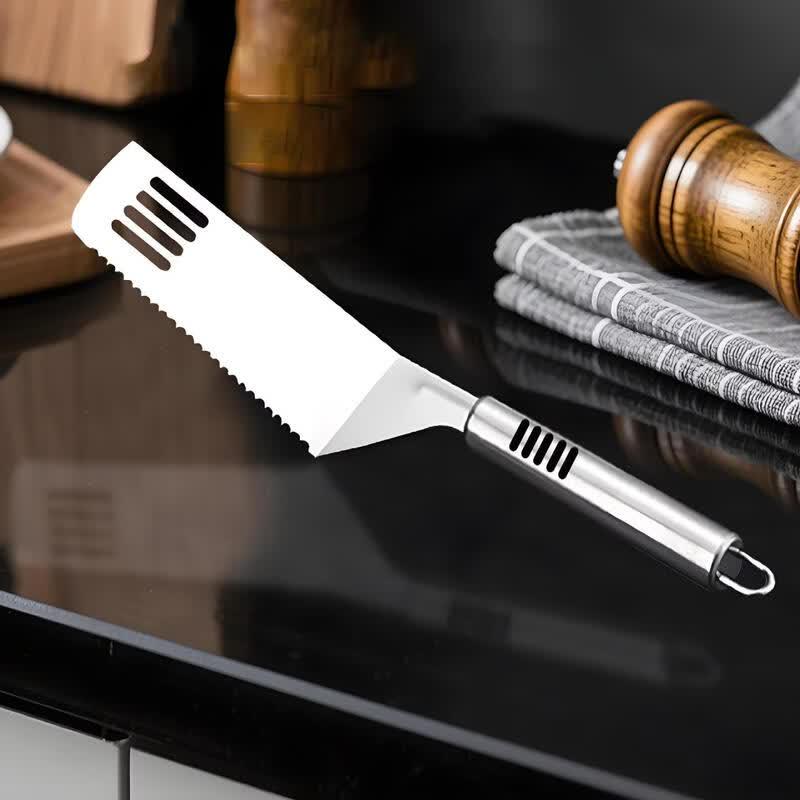 MDNG 3-Piece Stainless Steel Baking Spatula Set