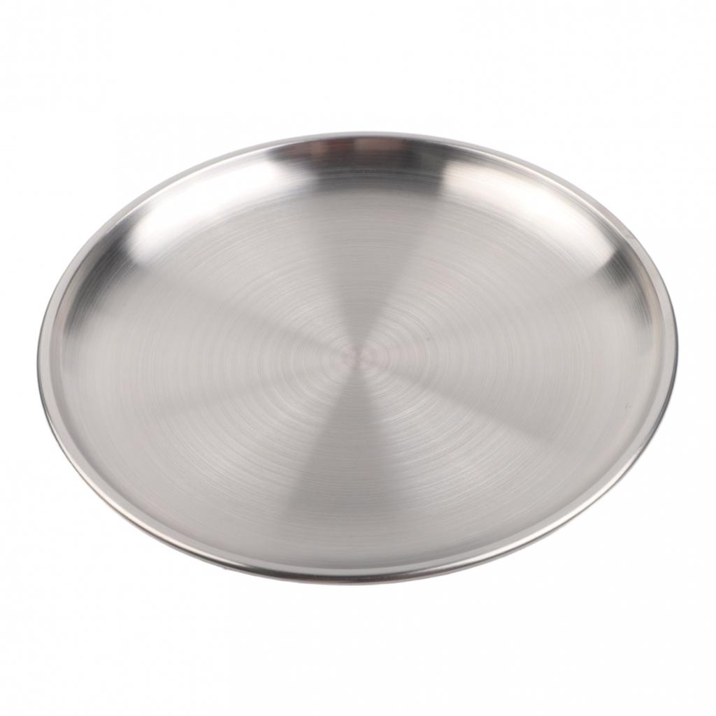 Stainless Plate Set Camping Plate Set Heat Resistant