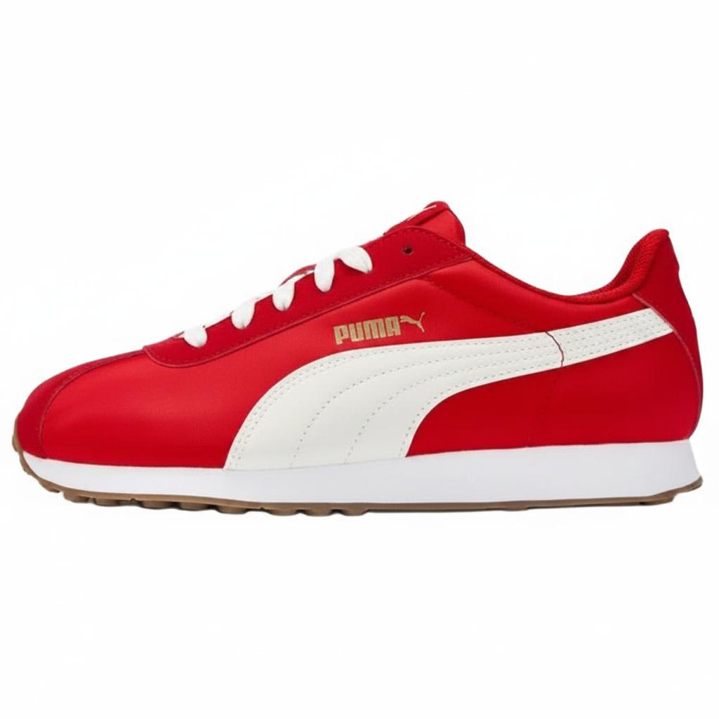 Puma Turin Удобные Универсальные Низкие Повседневные Кроссовки Унисекс Красный 362167-24 35.5